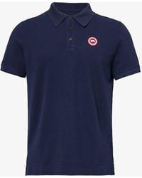 Canada Goose - Beckley Logo-embroidered Regular-fit Cotton Polo Shirt X - Lyst