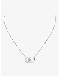 Messika - So Move 18Ct And 0.65Ct Diamond Pendant Necklace - Lyst