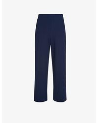 Whistles - Camilla Wide-leg High-rise Stretch Woven Trousers - Lyst