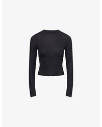 BO+TEE - Regular-Fit Long-Sleeves Stretch-Woven Top - Lyst
