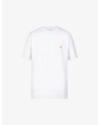 Carhartt - Chase Brand-Embroidered Cotton-Jersey T-Shirt - Lyst