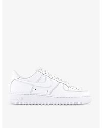 Nike - Air Force 1 '07 Low-Top Leather Trainers - Lyst
