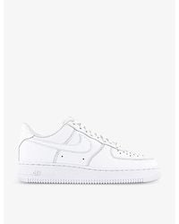Nike - Air Force 1 '07 Low-Top Leather Trainers - Lyst
