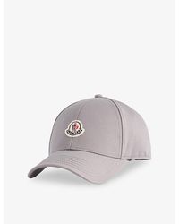 Moncler - Logo-Patch Cotton Baseball Cap - Lyst