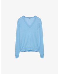 JOSEPH - V-neck Relaxed Fit Cashmere Jumper X - Lyst