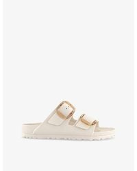 Birkenstock - Arizona Big Buckle Suede Sandals - Lyst