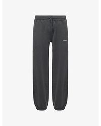 Cole Buxton - Mini Logo Wide-Leg Cotton-Jersey Jogging Bottoms - Lyst