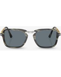 Persol - Po3330s Rectangle-frame Acetate Sunglasses - Lyst