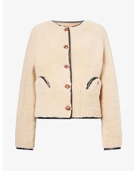 Blazé Milano - Gliss Bolero Shearling Jacket - Lyst