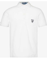 Polo Ralph Lauren - X Wimbledon Brand-embroidered Cotton Polo Shirt - Lyst