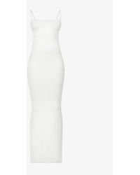 Skims - Soft Lounge Ribbed Stretch-jersey Nightdres - Lyst
