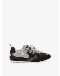 Kurt Geiger - Suede Slim Runner Sneakers - Lyst