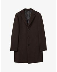 Reiss - Gable Regular-Fit Single-Breasted Wool-Blend Coat - Lyst