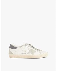 Golden Goose - Superstar Spur Star-Patch Leather Trainers - Lyst