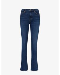 Citizens of Humanity - Skyla Slim-fit Straight-leg Mid-rise Denim-blend Jeans - Lyst