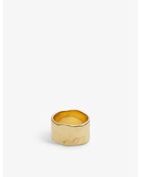Monica Vinader - Mv Siren Muse Bold 18Ct Vermeil Ring - Lyst