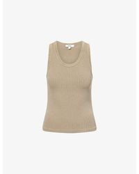 Agolde - Poppy Cotton-Jersey Tank Top - Lyst