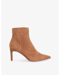 Dune - Obsessively Suede Heeled Ankle Boots - Lyst