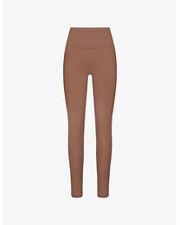 Skims - High-Waisted Ribbed Wool-Blend Leggings - Lyst