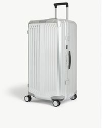 Samsonite Lite-box Alu Aluminium Suitcase 69cm in Metallic | Lyst