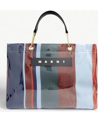 marni striped tote