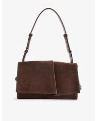 Christian Louboutin - Baggy Small Suede Shoulder Bag - Lyst