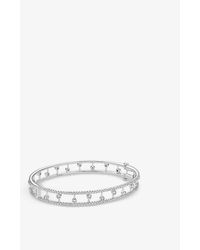 De Beers 18kt white gold De Beers Aura fancy coloured diamond bracelet