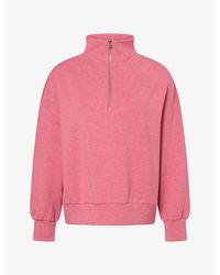 Varley - Hawley Half-Zip Jersey Sweatshirt - Lyst