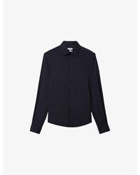 Reiss - Voyager Long-Sleeved Stretch-Woven Shirt - Lyst