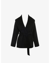 House Of Cb - James Tie-Waist Wool-Blend Jacket - Lyst