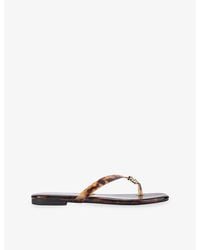 KG by Kurt Geiger - Rinse Faux-Leather Sandals - Lyst