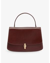 The Row - Sofia 11.75 Leather Top-Handle Bag - Lyst