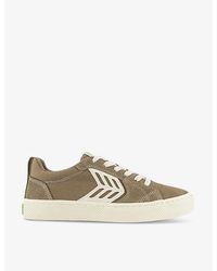 CARIUMA - Catiba Pro Suede And Organic-cotton Low-top Trainers - Lyst