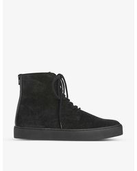 Whistles - Booker Suede High-top Trainers - Lyst