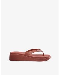 Havaianas - High Platform Rubber Flip-Flops - Lyst