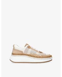 Chloé - Nama Runner Woven Trainers - Lyst