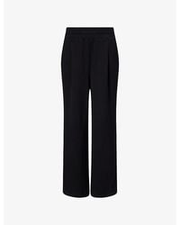 Varley - 'Doublesoft The Wide Leg 29.5' Stretch-Jersey Trousers' - Lyst