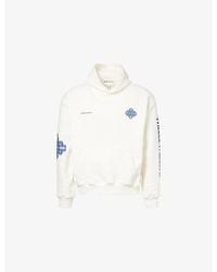 The Couture Club - Motion Blurred-Emblem Cotton-Jersey Hoodie - Lyst