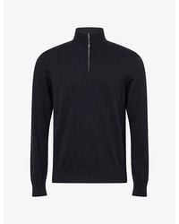 Arne - Half-Zip Cotton Jumper - Lyst