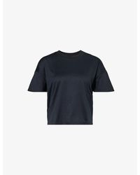 Vuori - Energy Brand-Patch Boxy-Fit Stretch-Jersey T-Shirt - Lyst