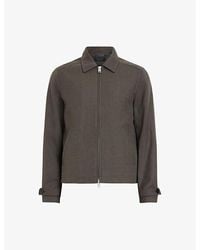 AllSaints - Howl Button-cuff Cotton And Wool Jacket - Lyst