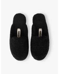 Tekla - Cushioned Shearling Slippers - Lyst