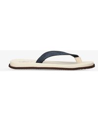 Brunello Cucinelli - Suede And Leather Flip Flops - Lyst