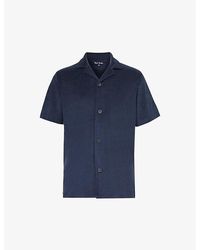 Paul Smith - Towel Stripe Camp-collar Regular-fit Cotton-blend Shirt - Lyst