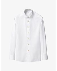 Eton - Signature Geometric-Print Slim-Fit Cotton Shirt - Lyst