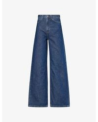 Carhartt - Jane Relaxed-Fit Wide-Leg Denim Jeans - Lyst