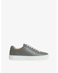 Reiss - Finley Leather Low-Top Trainers - Lyst