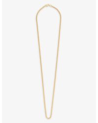 Tom Wood - Curb 18ct Yellow- Plated Sterling-silver Necklace - Lyst