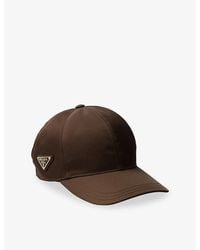 Prada - Logo-Plaque Nylon Baseball Cap - Lyst