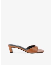 Steve Madden - Hints Leather Mules - Lyst